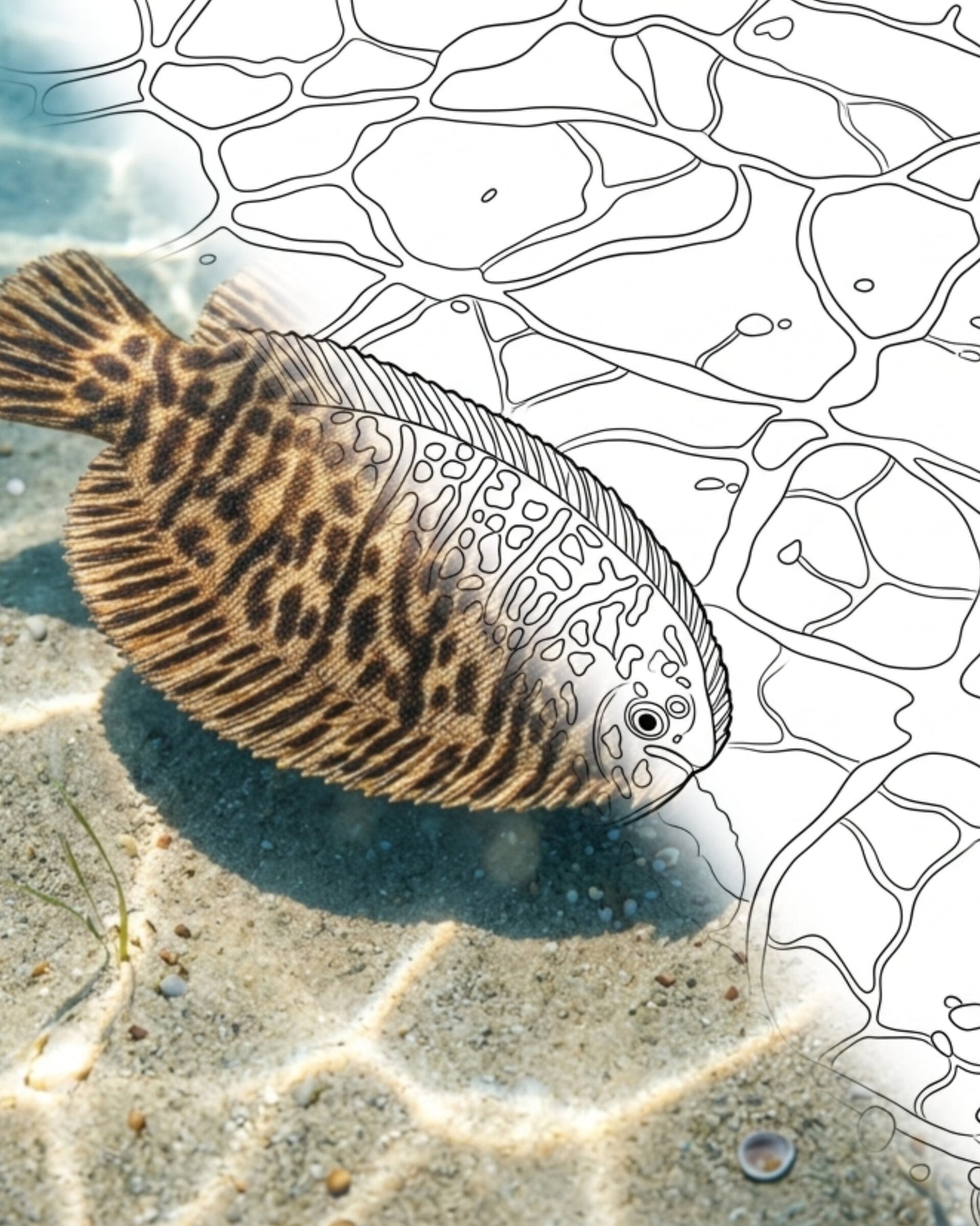 Hogchoker (Trinectes maculatus) | Marine Explorer Färbeset