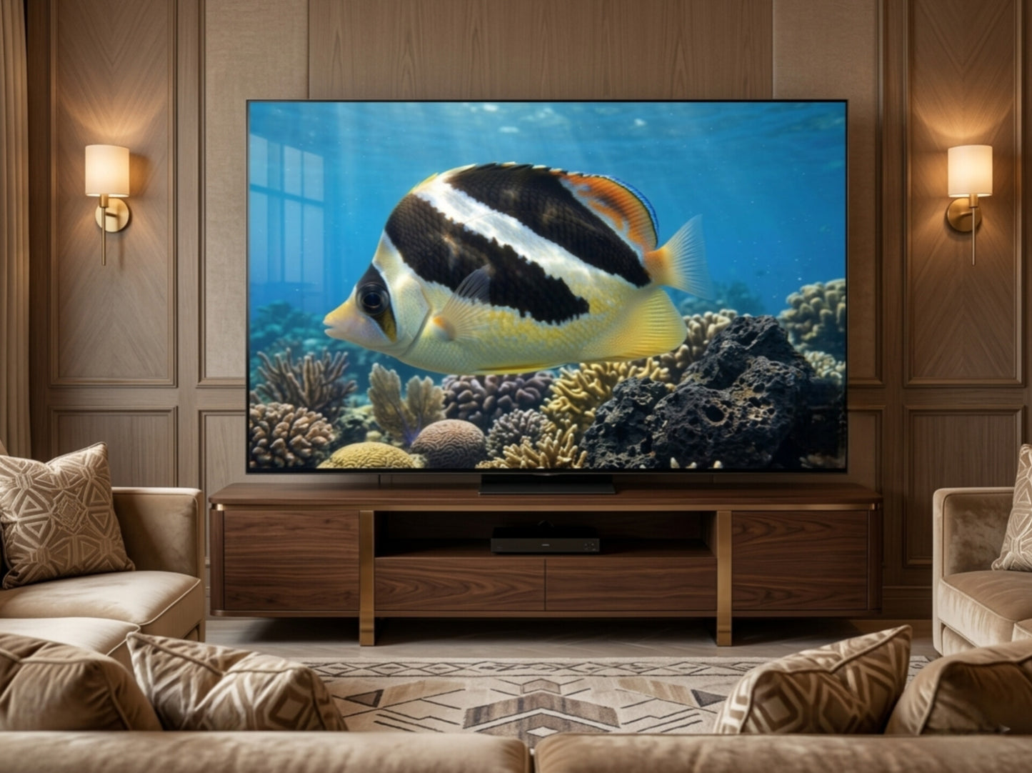 Indischer Falterfisch (Chaetodon mitratus) | Digitaler Meeresatlas