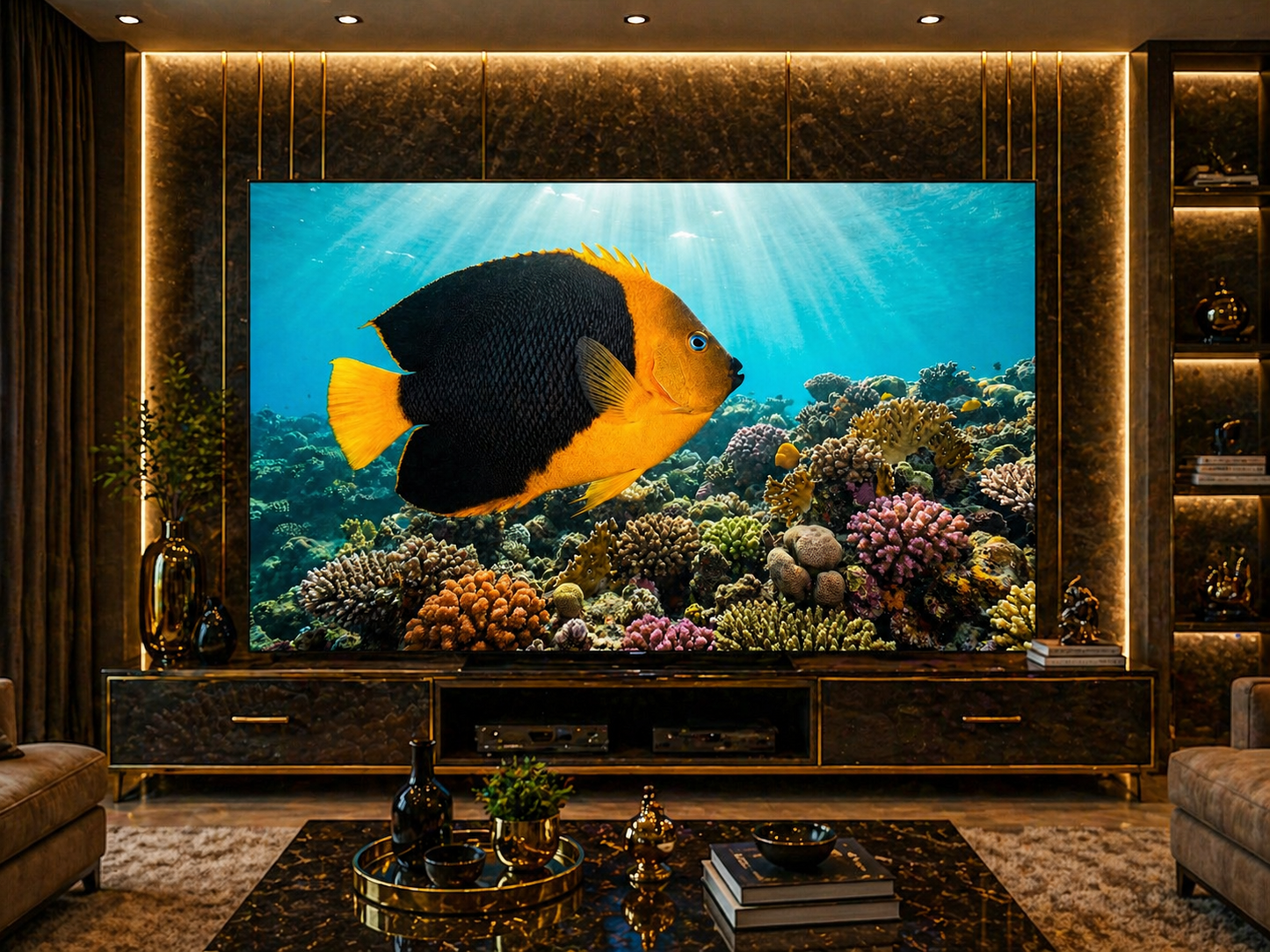 Rock Beauty Angelfish (Holacanthus tricolor)-Adult | Digital Marine Atlas