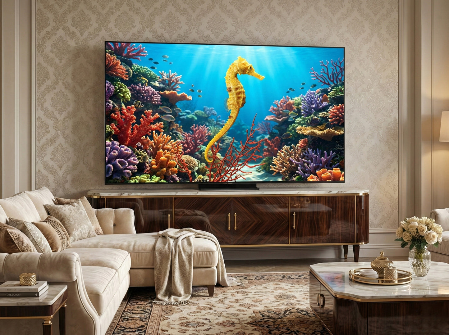 Gelbes Seepferdchen (Hippocampus kuda) | Digitaler Meeresatlas