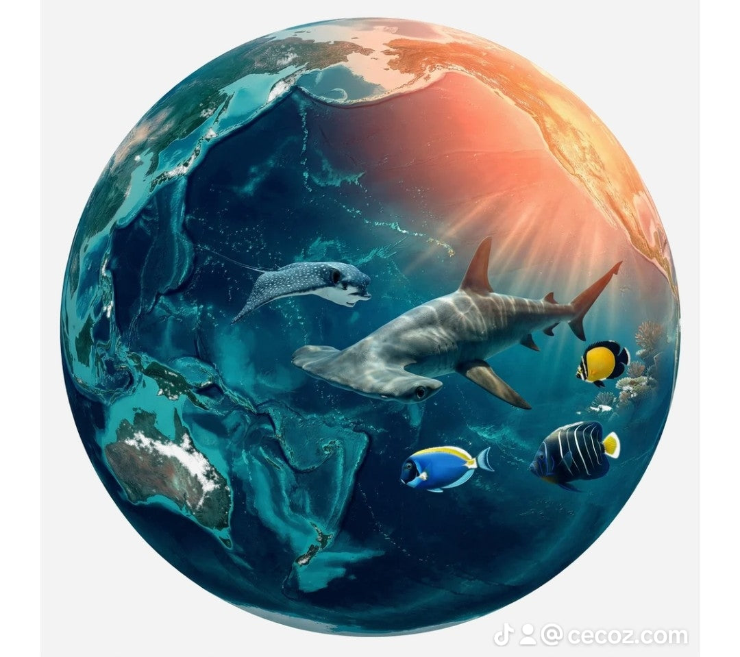 CECOZ Marine Atlas Collection featuring marine species profiles ocean wildlife references and digital marine databases
