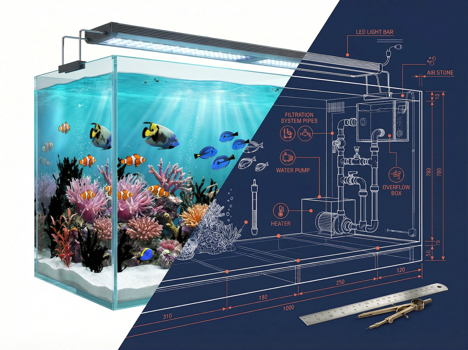 Aquarium Construction & Operation Blueprints |
Design • Build • Operate