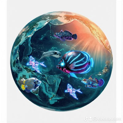 CECOZ Ocean NFT Collection featuring digital marine artwork and ocean inspired collectibles