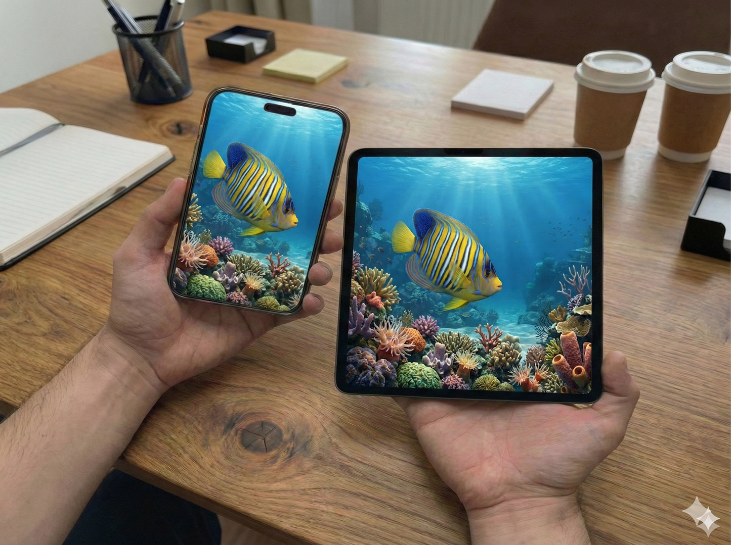 Regal Angelfish (Pygoplites diacanthus) - 4K Digital Art