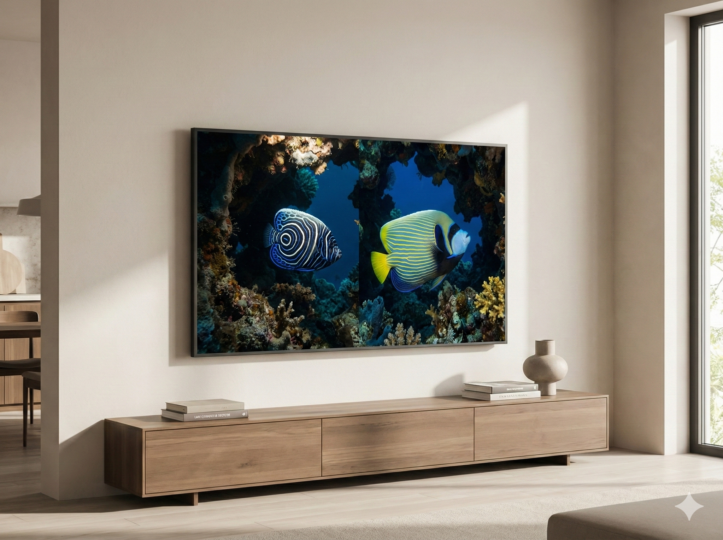 Emperor Angelfish (Pomacanthus imperator) - 4K Digital Art Collection