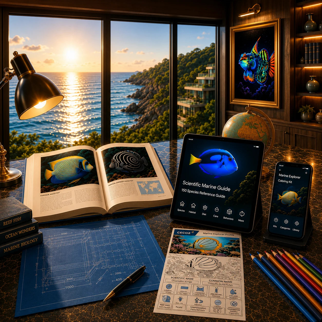 CECOZ Marine World Atlas and Marine Explorer educational resources for marine life learning and ocean discovery