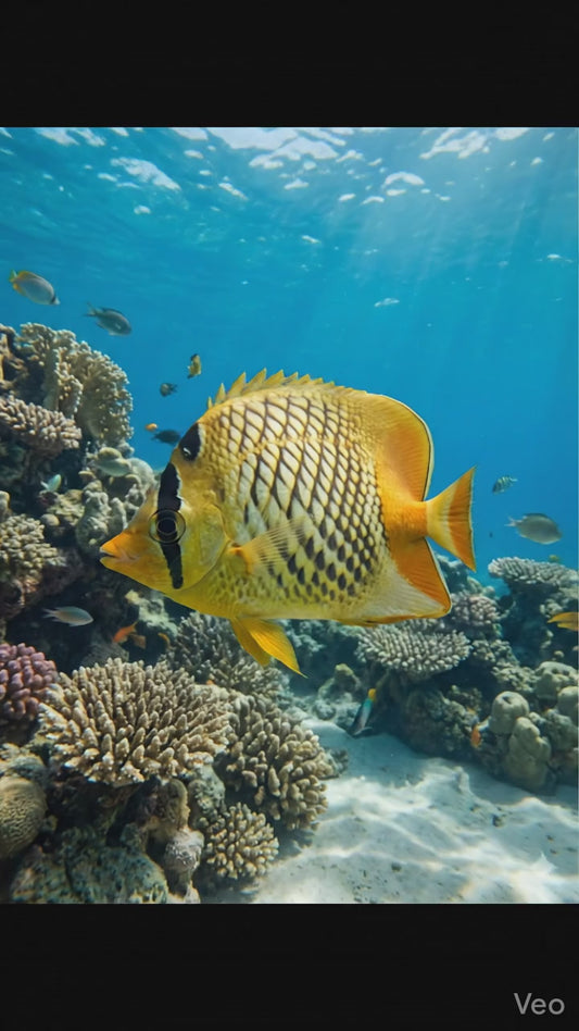 Pearlscale Butterflyfish (Chaetodon xanthurus)