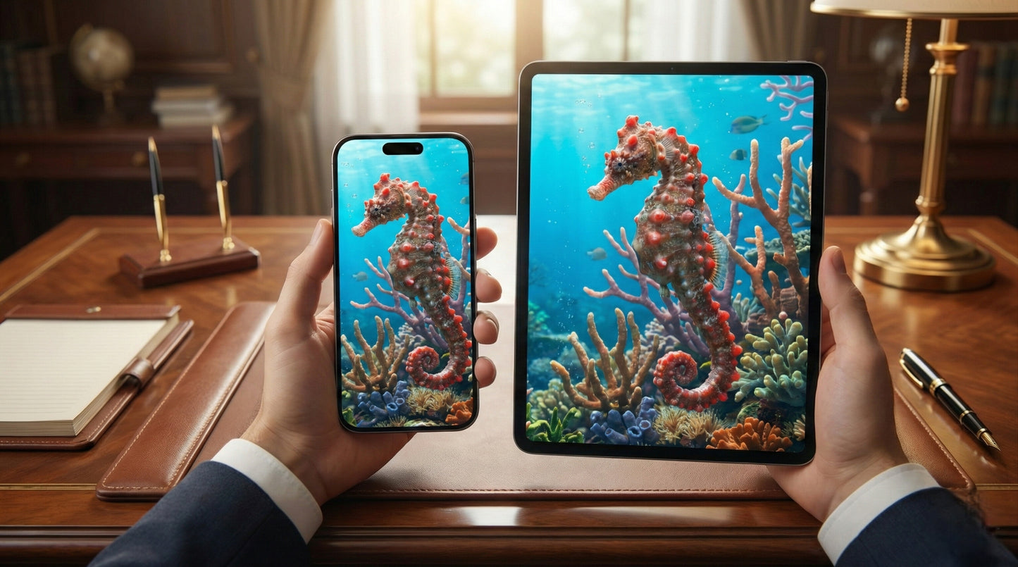 Short-headed Seahorse (Hippocampus breviceps) | Digital Marine Atlas