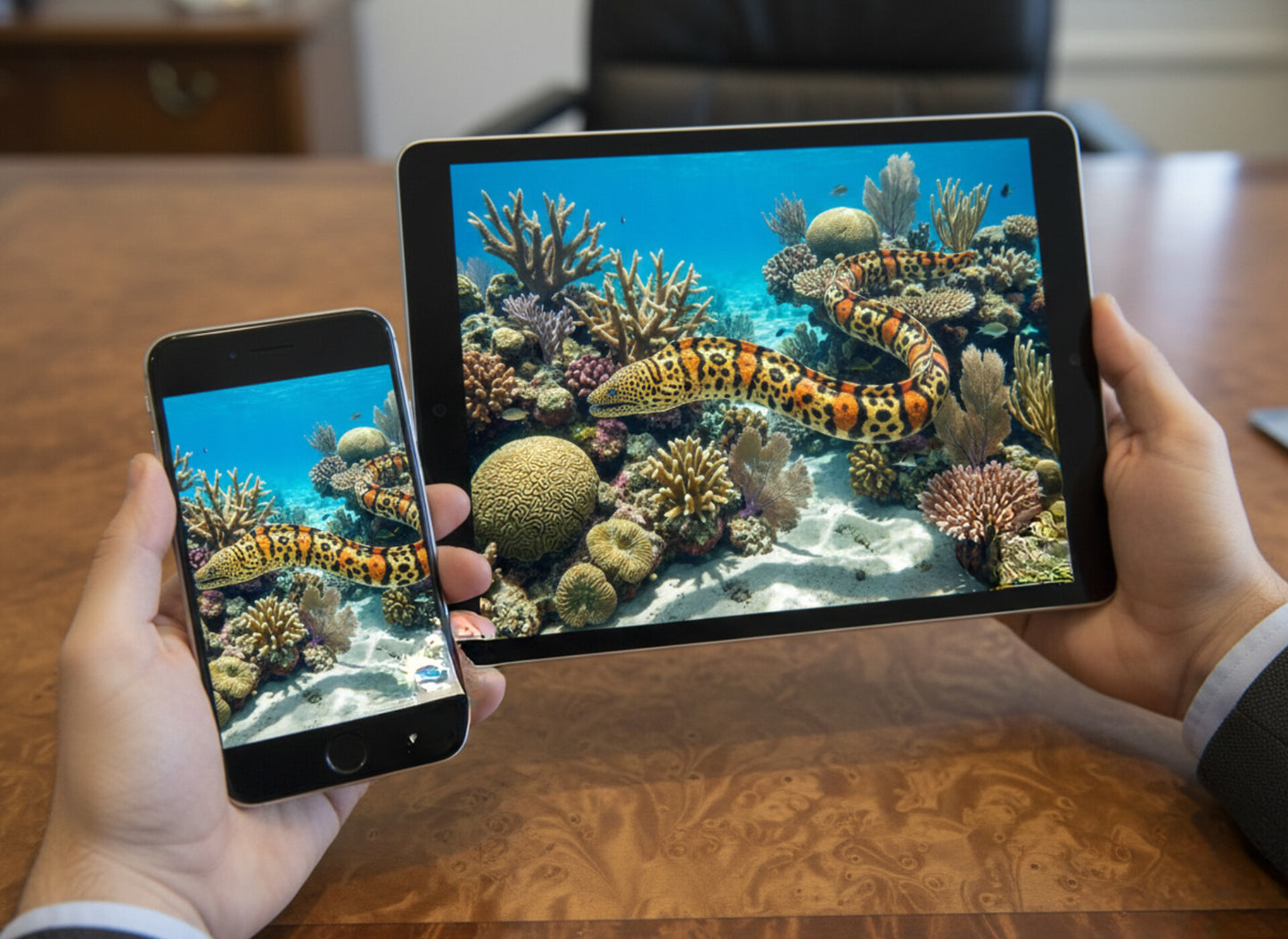Kleiner Fisch Schlangenaal (Quassiremus notochir) | Digitaler Meeresatlas