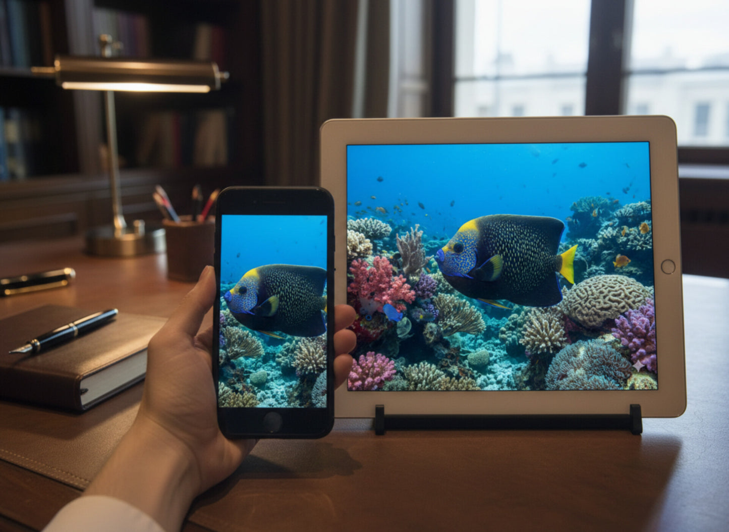 Blaupunkt-Kaiserfisch (Chaetodontoplus personifer) | Digitaler Meeresatlas